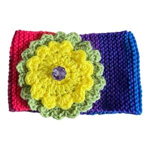 Colorful Crochet Kids Headband